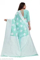 Jacquard Zari Woven Saree for Women 