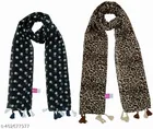 Poly Chiffon Printed Scarves for Women 