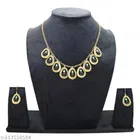 Alloy Necklace with Earrings for Women 