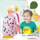 Polyester Backpack Bag, Pink