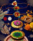 Fabric Rakhi, Pack of 5 