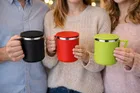 Stainless Steel Coffe Mug, Multicolour, Pack of 3 