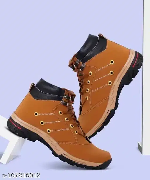Boots for Men (Tan, 7)