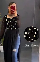 Georgette Straight Kurti for Women 