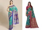 Art Silk Printed Saree for Women 