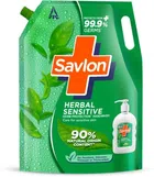 Savlon Herbal Sensitive Germ Protection Liquid Handwash Refill, Pouch 1.5 L