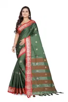 Cotton Embellished Saree for Women 