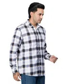Poly Cotton Full Sleeves Chequered Shirt for Men 