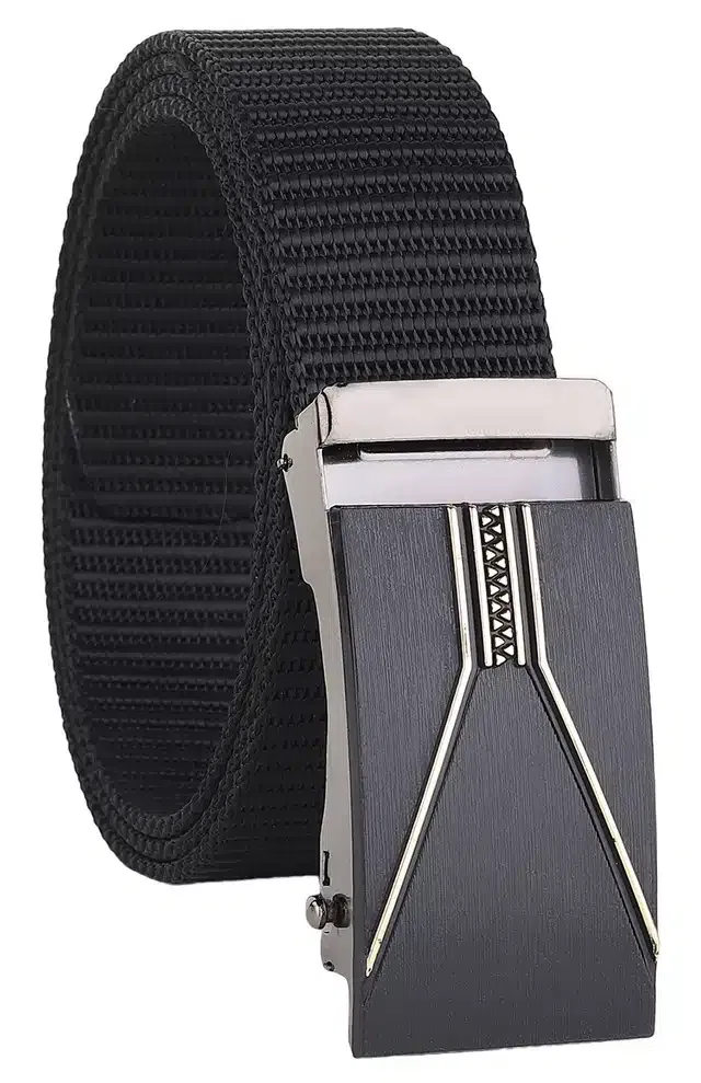 Casual Nylon Belt for Men (Black)