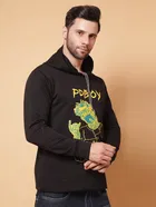 Fleece Printed Hoodie for Men 