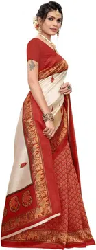 Mysore Silk Printed Saree for Women 