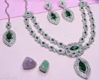 Necklace Set for Women, Green, Free Size