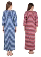 Woolen Hosiery Nighty for Women 