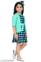 Crepe Frock for Girls 