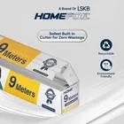 HomeFoil 9 Meter Silver Embossed Food Wrapping Aluminium Foil