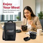 Mumma's Life Stainless Steel Lunch Box, Black