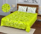 Cotton Double Bedsheet with 2 Pillow Cover 