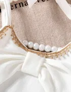 Crepe Solid Frock for Girls 