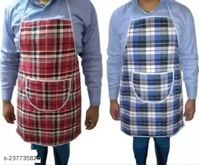 Waterproof Apron for Women (Multicolor, Pack of 2)