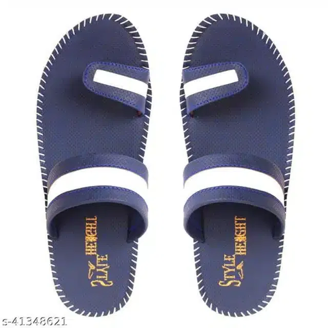 Slippers for Men (Blue & White, 10)
