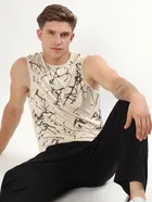 Round Neck Printed T-Shirt for Men 