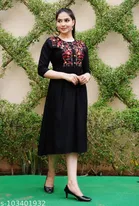 Rayon Embroidred Anarkali Kurti for Women 