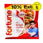 Fortune Mini Soya Chunks 5X44 g (Pack of 5)