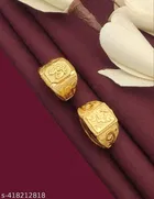 Pack of 2 Gold Rings for Women 