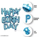 50 Pcs Balloons Decoration Kit, Multicolour, Set of 1