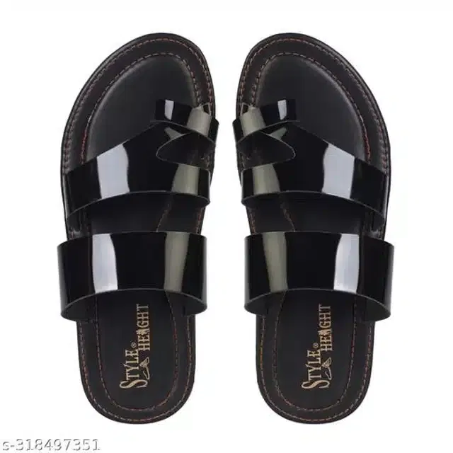 Slippers for Men (Black, 6)