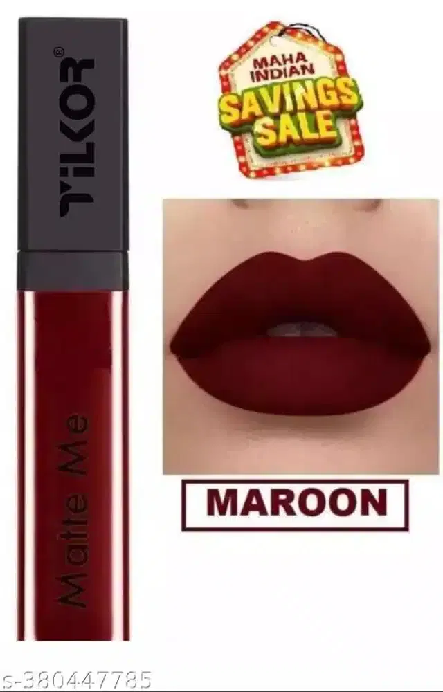Til Kor Liquid Lipsticks (Maroon)