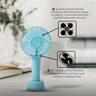 Immutable Preimum Quality Rechargeable Portable Mini Fan with 3 Speeds USB Rechargeable Fan Rechargeable Fan -Multicolor