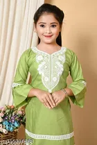 Rayon Kurta Set for Girls 