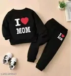 Hosiery Cotton Full Sleeves T-Shirt with Pant Clothing Set for Kids 