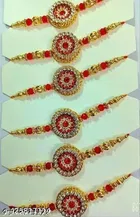 Handmade Designer Rakhi with Roli Chawal 