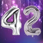 Foil Balloon for Birthday Celebration, No. 42 