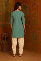 Rayon Printed Kurti for Women 