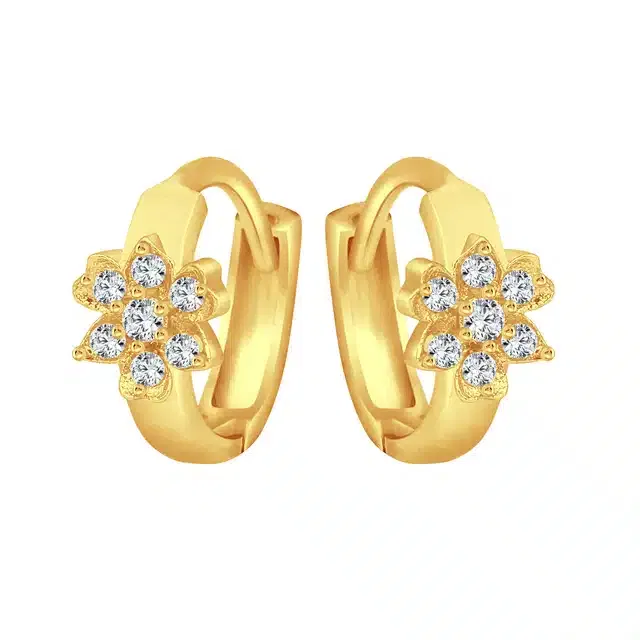 Gold Plated Earrings for Women & Girls (Gold, Set of 1)