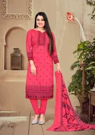 वीमेन अन्स्टिचड ड्रेस मटेरियल सूट 