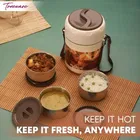 Trueware Office plus 3 with 3 Stainless Steel Containers Lunch Box 