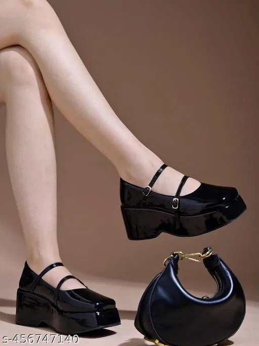 Shoetopia Heel Sandals Black IND-8
