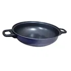 Aluminium Non-Stick Coating Kadai, Blue, 24 cm, 1500 ml