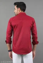 Cotton Blend Full Sleeves Shirt for Men 