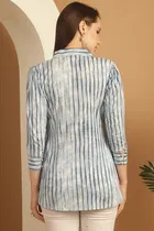 Cotton Striped Top for Women 