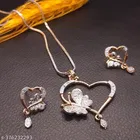 Alloy Necklace with Earrings for Women 