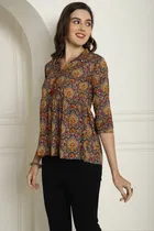 Cotton Printed Top for Women 