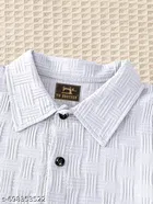 Self Design Cotton Blend Shirt for Boys 