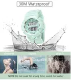 Rubber Strap Round Dial Sports Watch for Kids 