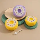 Donut Shape Plastic Lunch Box 1400 ml