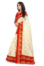 Art Silk Kalamkari Saree for Women 